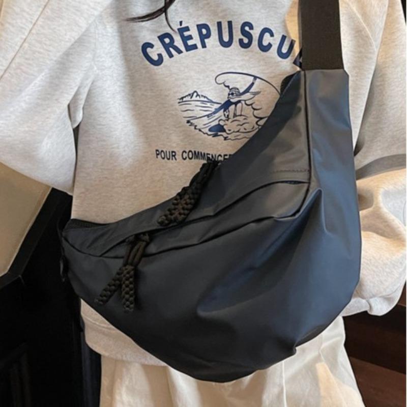 Large Capacity Dumpling Bag New Fashion, One Shoulder Messenger Bag Versatile Commuter Women's Bag