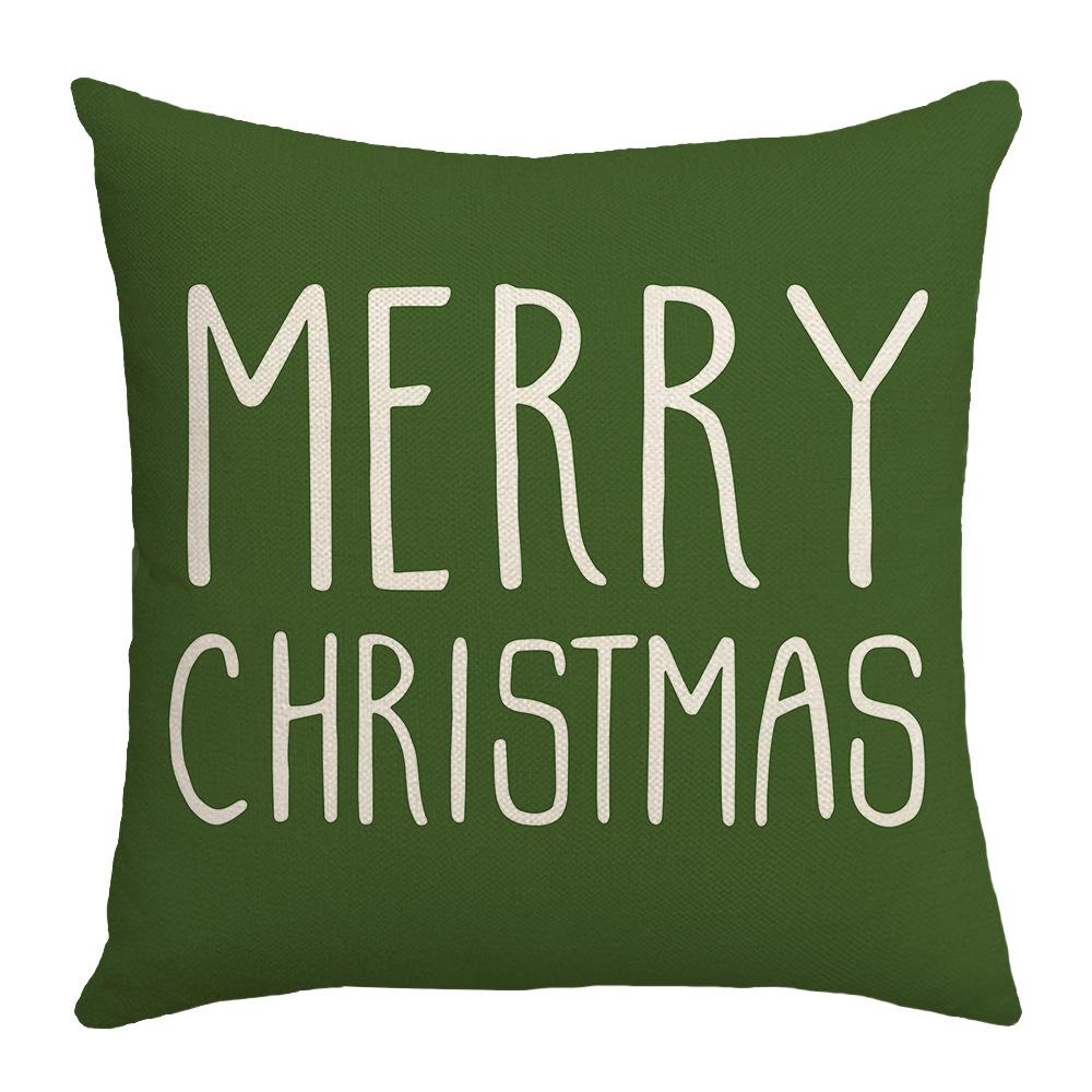New Christmas Pillow Cartoon Christmas Tree Gnome Bell Home Cushion Pillow Cover