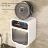 Bathroom Tissue Box  Shelf Wall-mounted with Drawer Without Drilling Waterproof Toilet Paper Box Drawer Toilet Paper Rolls