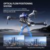 Remote Control Drone with Three Cameras LCD Display Optical Flow Hovering Brushless Motor Aerial Drone Kids Adults