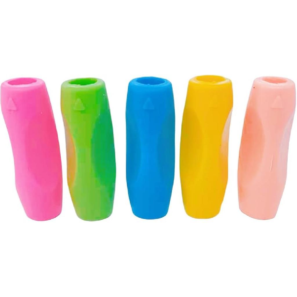 Pencil Grips for Kids Handwriting,Silicone Children Pencil Holding Practictise Device for Correcting Pen Holder Postures Correction Tools (4Pcs)