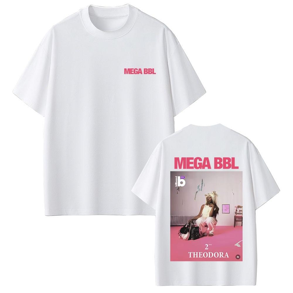 Rapper Theodora Mega Bbl Album Graphic Tshirt Men Women Hip Hop Fashion Pop Music T Shirt Unisex Casual Vintage Pire Cotton Top