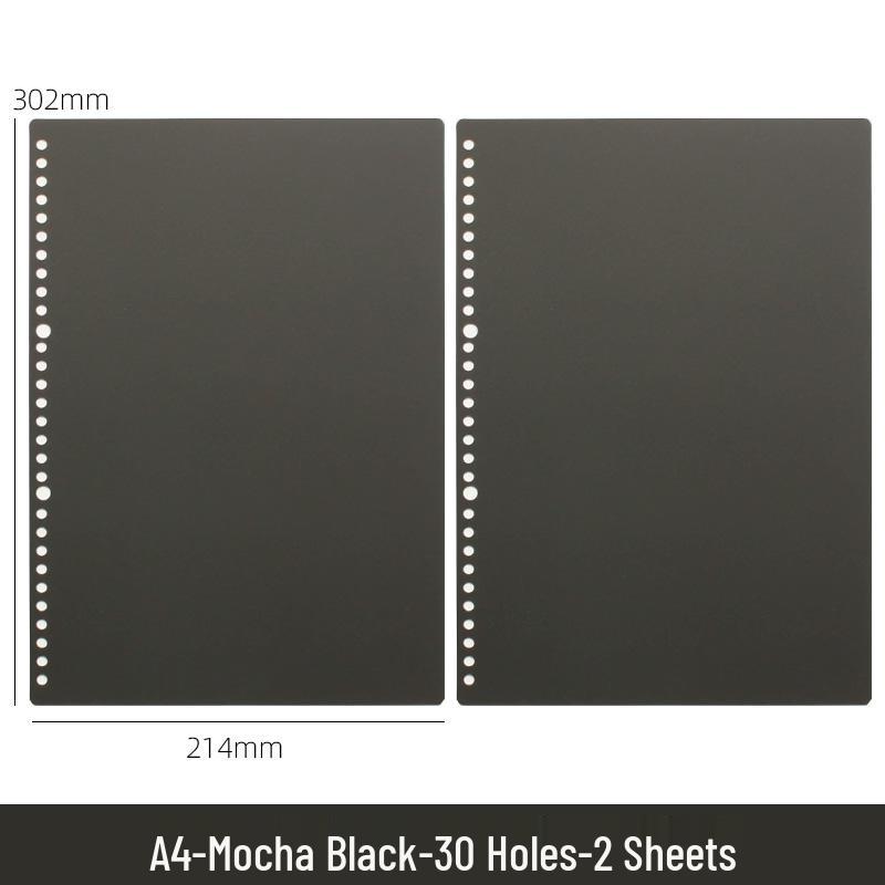 B5 Loose-Leaf Binder with DIY Plastic Coil Cover, Detachable A5/A4 Homemade Refillable Notebook
