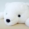 Sun Arrow Cushy Shirokuma Plush Toy Soft White Bear 30cm