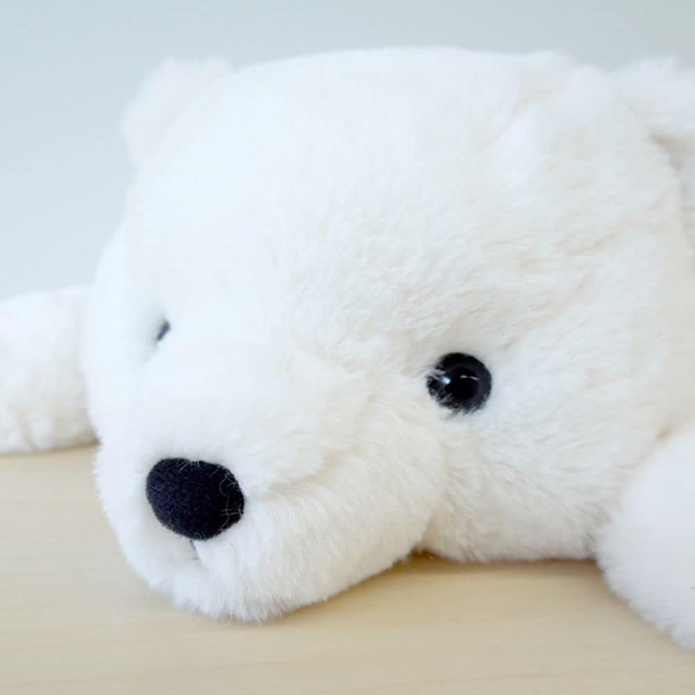 Sun Arrow Cushy Shirokuma Plush Toy Soft White Bear 30cm
