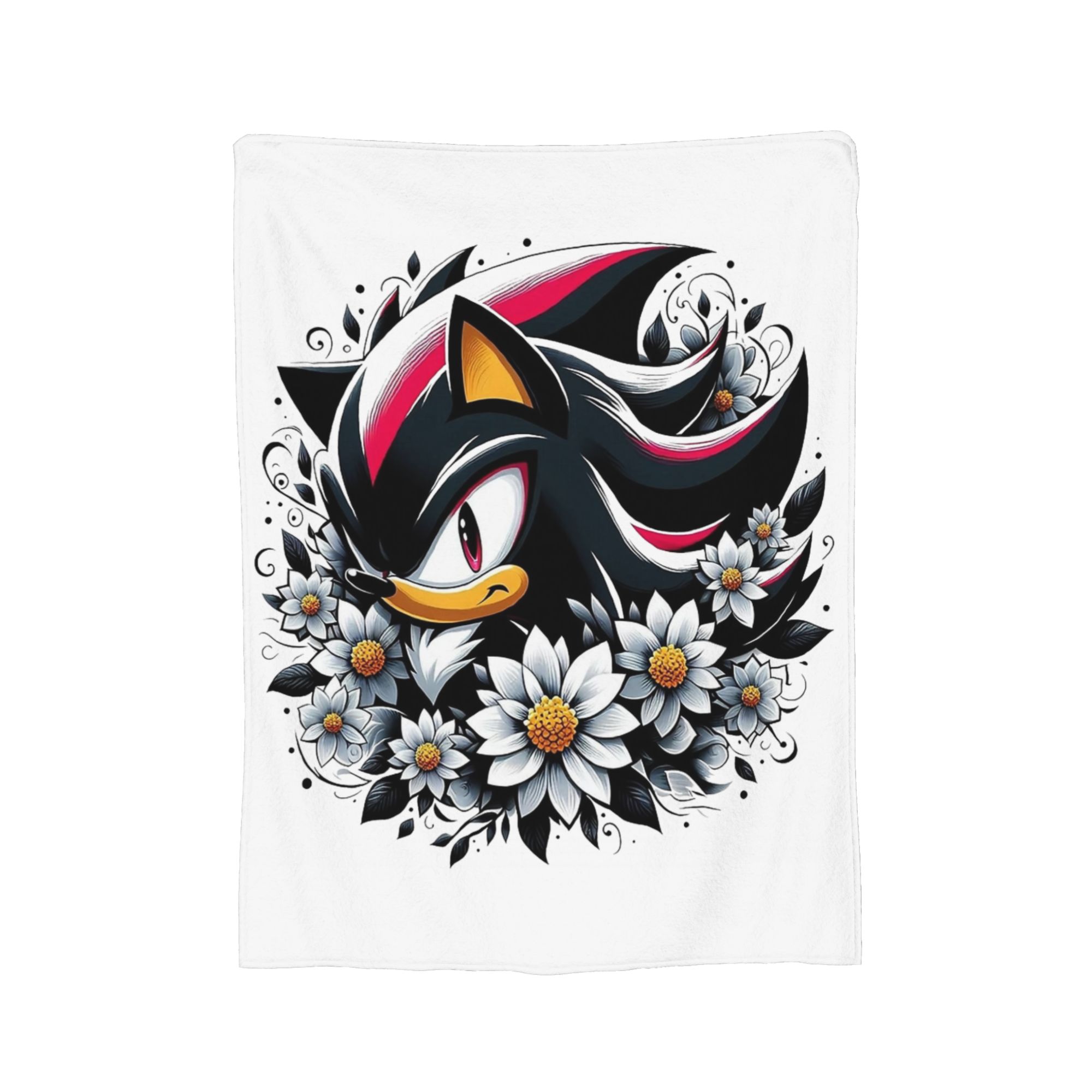 

Shadow The Hedgehog Anime Blankets Fleece Textile Decor Multi-function Super Soft Throw Blankets for Sofa Travel Bedspreads 30x40in