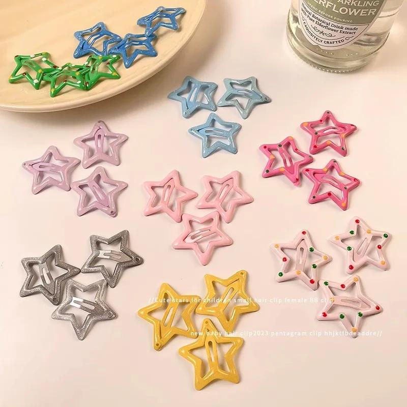 10 buc/set Agrafă de păr stea colorată drăguță pentru fete copii agrafe de păr adorabile pentru decorarea părului accesorii de păr pentru copii
