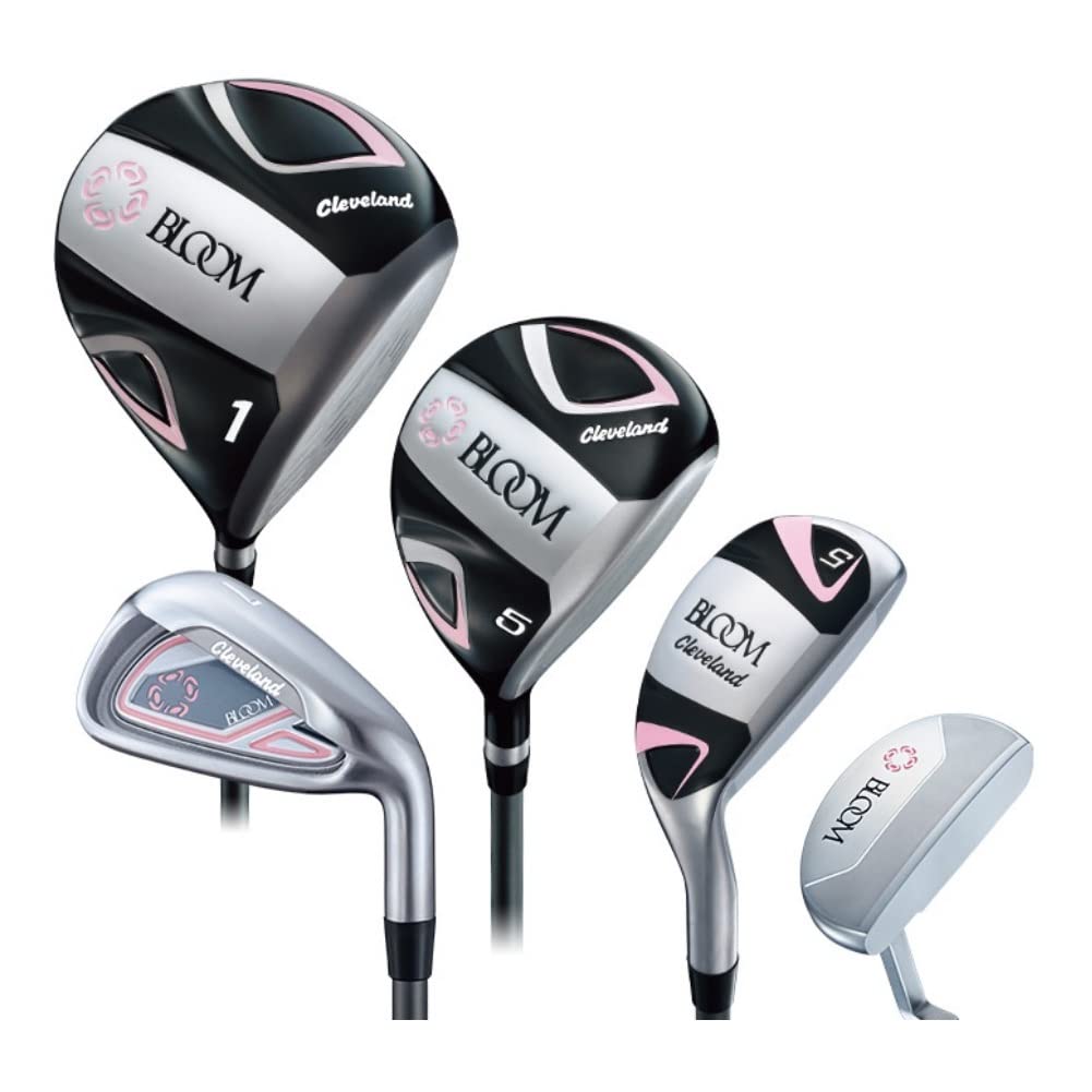 

Cleveland GOLF Ladies Club Set BLOOM Bloom Package Set 2022 Модель No Caddy Carbon Right L (Набор 8, Сумка) Flex белый
