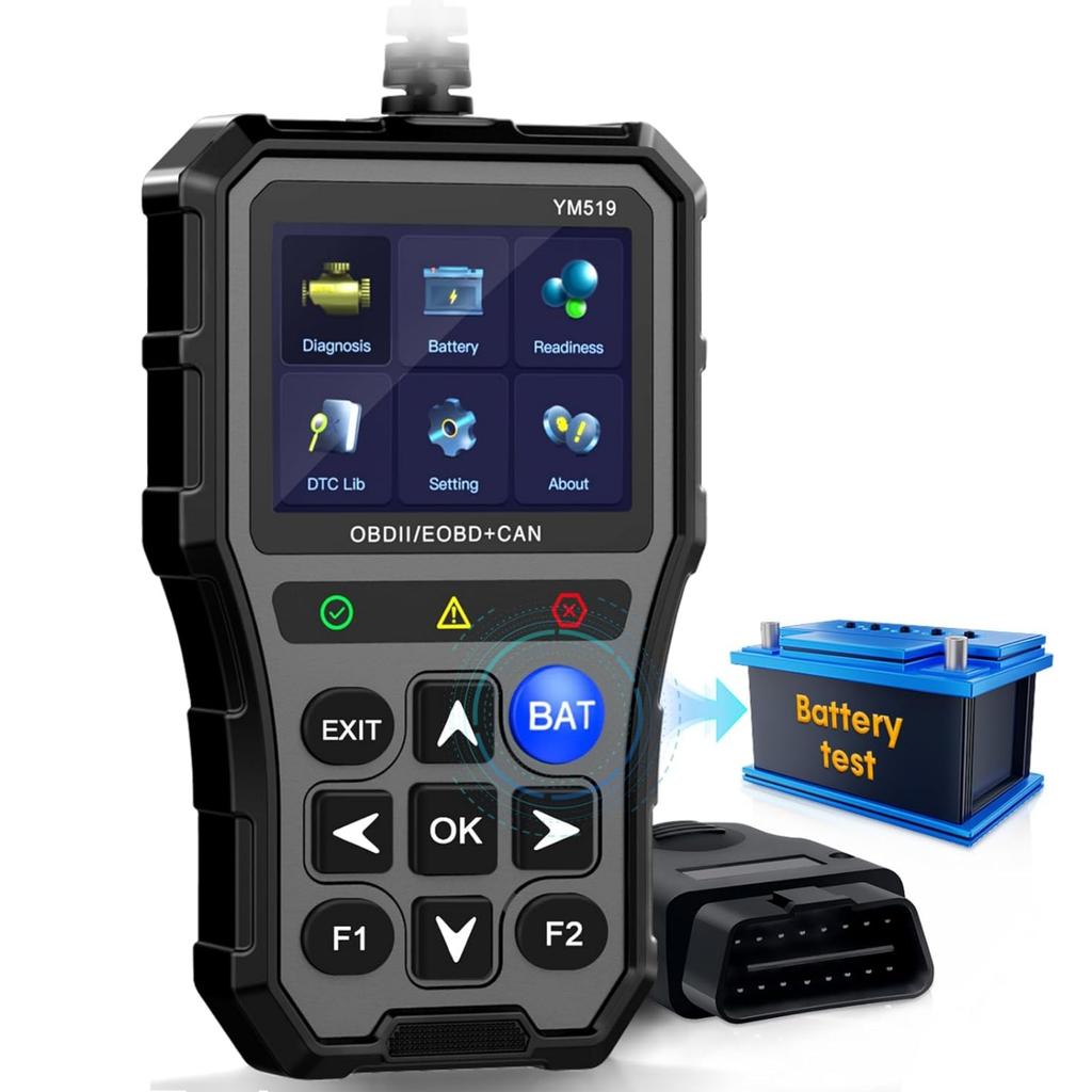OBD2 Tarayıcı Arıza Teşhis Aracı, Motor Arıza Kodu Okuyucu, Profesyonel Otomobil Motor Arıza Işığı Otomobil Arıza Teşhis Tarama Aracı