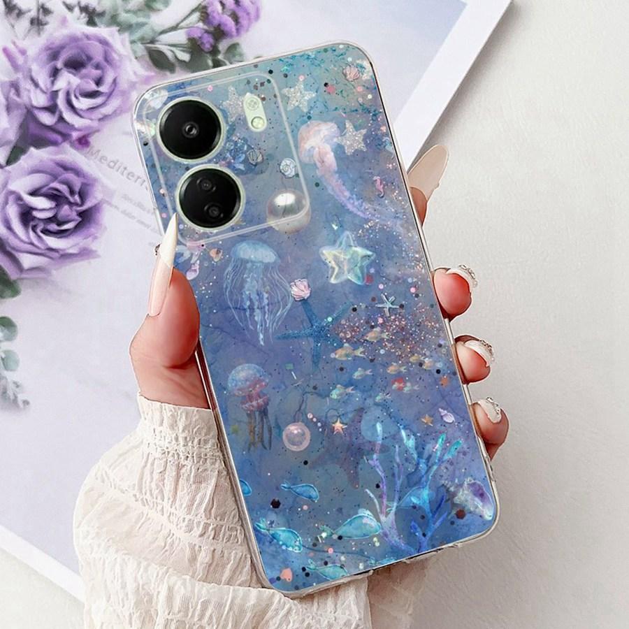 For Xiaomi Poco C65 C 55 C 65 PocoM6 Pro 4G Phone Cover Pretty Girl Cartoons Case Silicone Soft Transparent Bumper Shells 2025