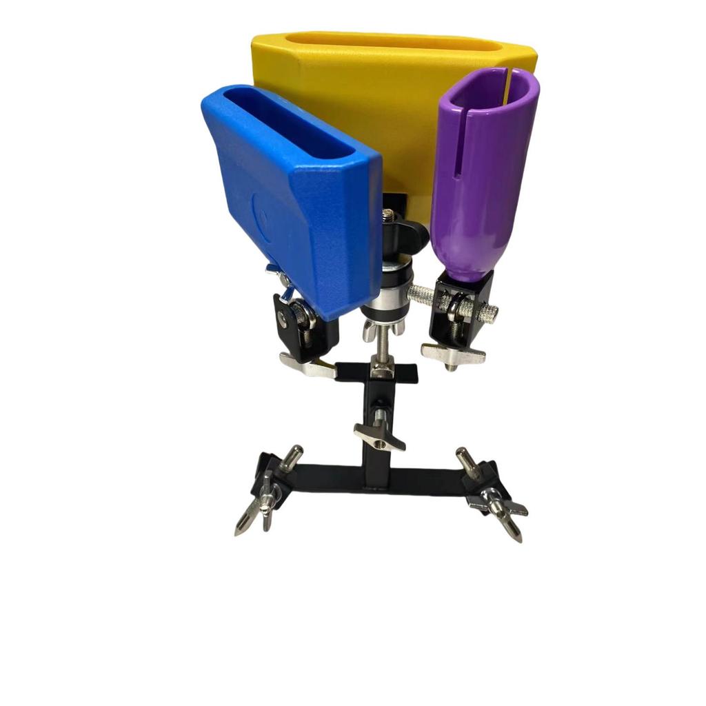 Multifunctional Stand for Jazz Drum Cymbal, Cowbell, and Woodblock - Small Percussion Workstation