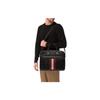 Bally Klassische Rot-Weiß gestreifte minimalistische Business-Polyester-Laptoptasche Herren-Laptoptasche Schwarz CHAND0S-SM-TSP-6220461