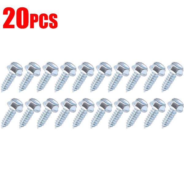 6mm Kohlenstoffstahl Selbstschneidende Schrauben Karosseriebefestigungen für Stoßstange Kotflügel Vollgewinde Phillipskopf Motorschrauben 5-30 Stück