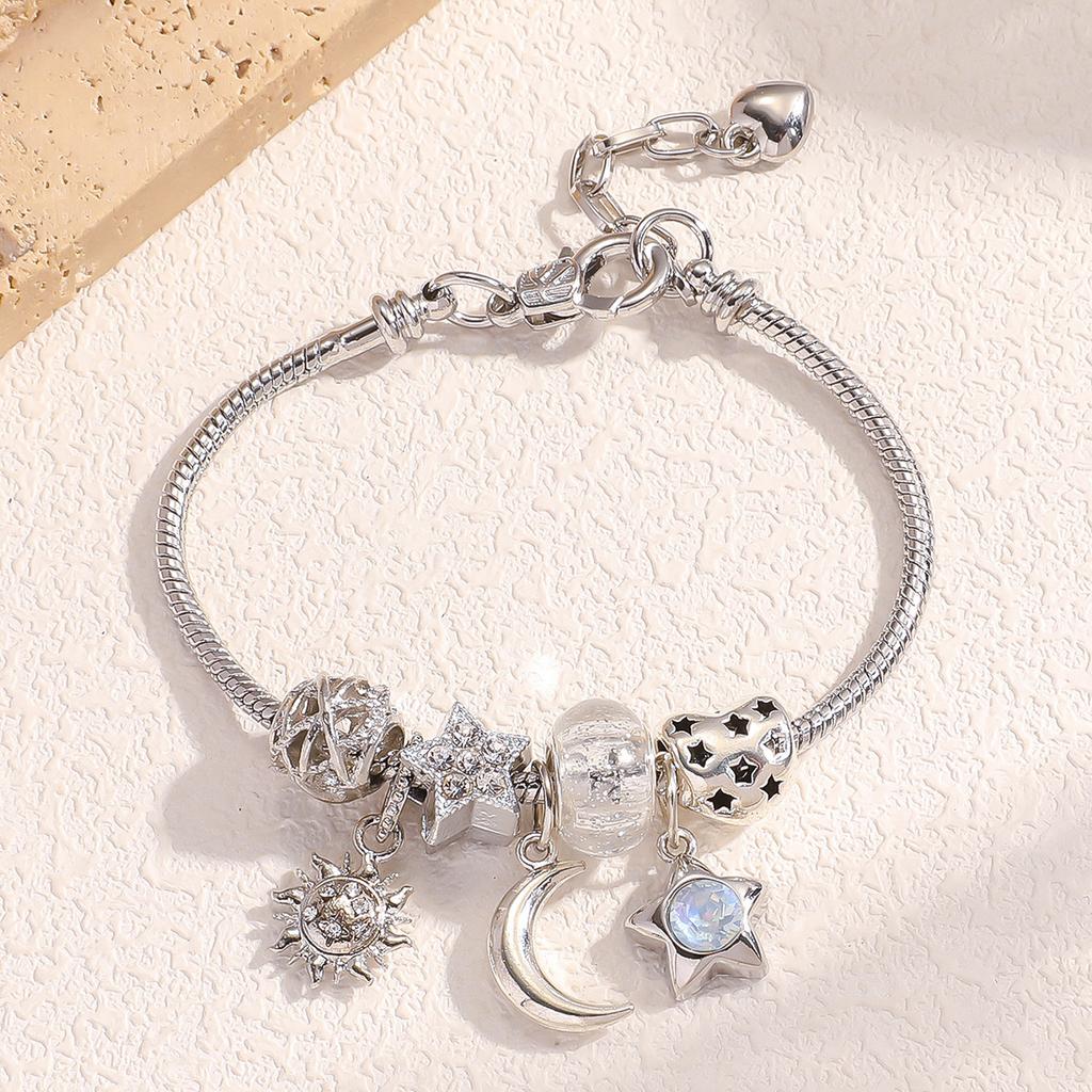 Style Bracelet Crystal Bracelet Beaded Bracelet Jewelry Dream Catcher Flower Love Woman