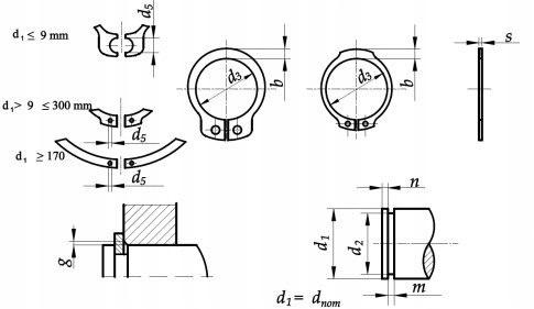 External Snap Ring Z 75 10 Pcs