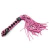 VaHppy Leather Whip SM BDSM Sex Games Toys Role Play 38CM 120G Tassel Tail Cowhide Braided Handle 7colors