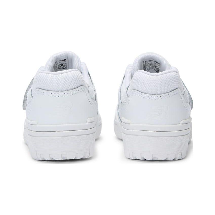 New Balance Nb 550 Bungee Lace With Top Strap Comfortable Shock Absorbing Durable Low Top Casual Shoes Kids sneaker White PHB550WW
