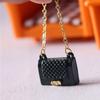 Fashion Miniature Bag For Doll Clothes  Accessories Chain Handbag Lady Leather Bag Purse Accessories Dollhouse Girls Gift Toys