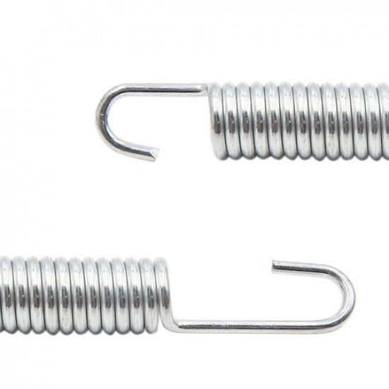 2pcs Silver Tone Motorcycle Foot Kickstand Side Stand Spring for Suzuki GS125