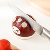 Cartoon Suction Cup Knife Sharpener with Tungsten Steel Blades Portable Non-Slip Knife Sharpener for Kitchen Knives Scissors Easy-to-Use Kitchen