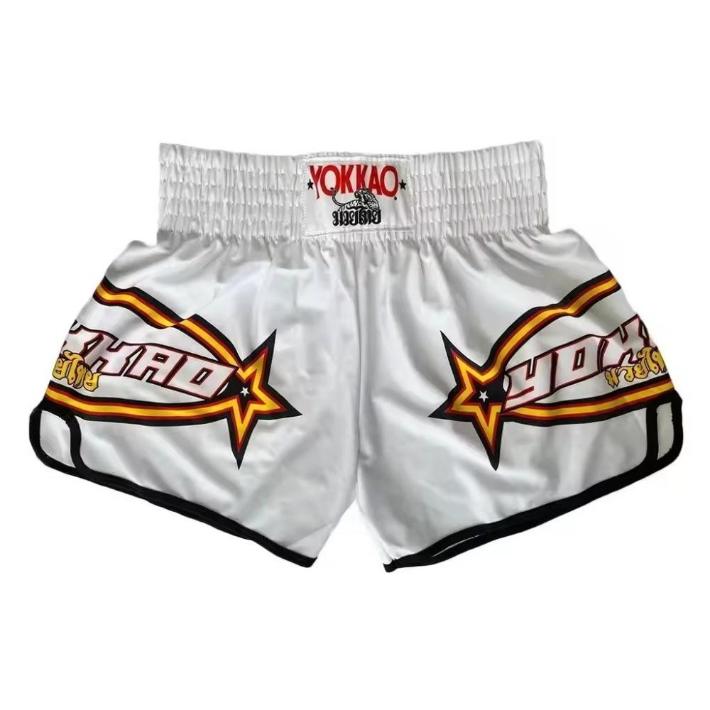 2025 New Thai Boxing Pants, Sanda Wushu Fighting Training Pants MMA Fighting Training Sports Shorts XXS