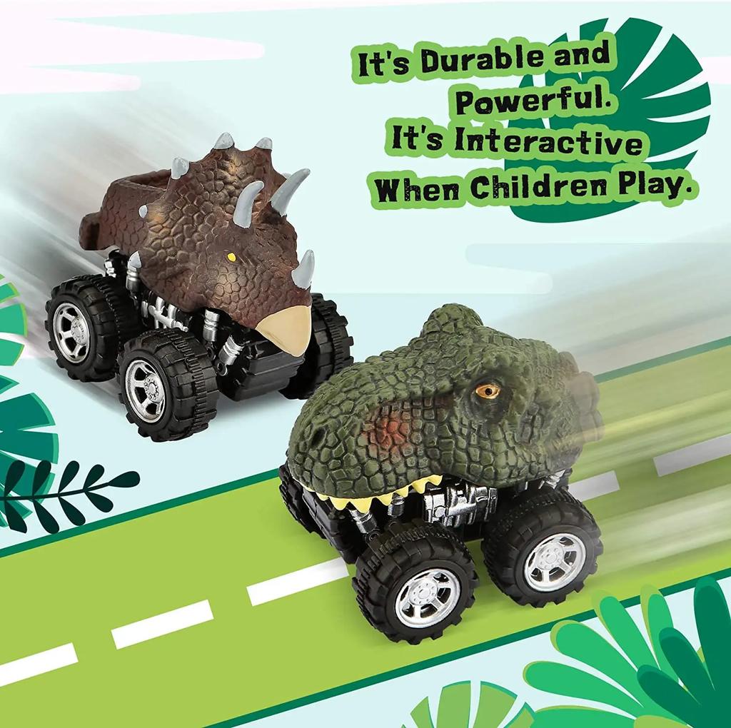 Toys Dinosaur Pull Back Mini Dinosaur Cars For Kids Gift Car Toy Set Toys Dino Cars For Toddlers Boys Girls Gifts