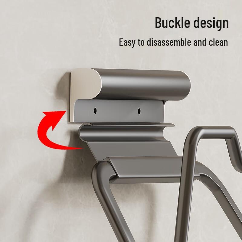 Multi-functional Wall-Mounted Pot Lid & Chopping Board Rack