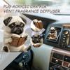 Car Air Freshener Vent Clip Air Vent Dog Car Fragrance Diffuser 2D Acrylic Aromatherapy Diffuser Long-Lasting Scent Vehicle
