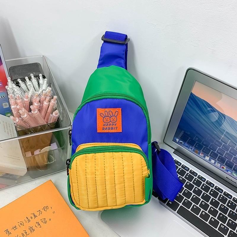 Stylish Colorful Children's Backpack Lightweight Breathable Nylon Bag For Outdoor Adventures