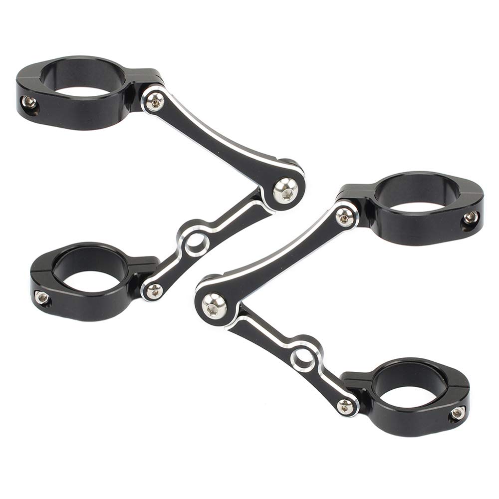 

YUANYE Harley CB Кронштейн фары мотоцикла Алюминиевый 41 мм Держатели для света мотоцикла