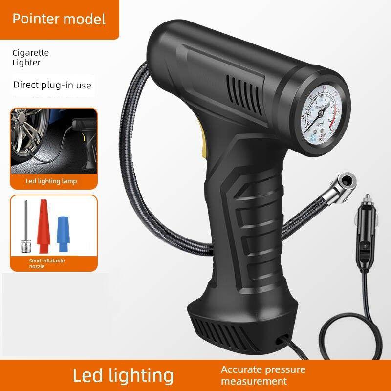 Car-Mounted Air Pump, Multi-Functional Tire Pump, Car Wireless Air Pump Car pointer model