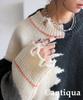 Antiqua Distressed Knit One Size Gray Mix Women's Top, ZA-00228, 15,