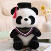 Dr Panda Plush Toy Stuffed Animal Doll Decoration Graduation Memorial Gift