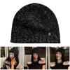 Knitted Hat for Women Men Harajuku Sequined Hat Handmade Crochet Hat Cool Girls Boy Hiphop Hat Outdoor Activity Headwear