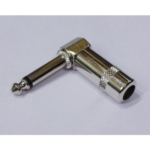 Gitamani Original Mono Phone Plug, L-Shaped, for DIY Shielding, Switchcraft #226, 10-Piece Set (GMO-SCJC226x10)