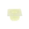 20 White Universal License Plate Screw Mounting Hardware Plastic Ert Nut Clip