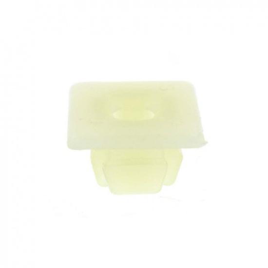 20 White Universal License Plate Screw Mounting Hardware Plastic Ert Nut Clip