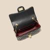 Hot-selling Leather Bags Women's Head Layer Cowhide Style Rhombus Chain High-end Armpit Single-shoulder Crossbody