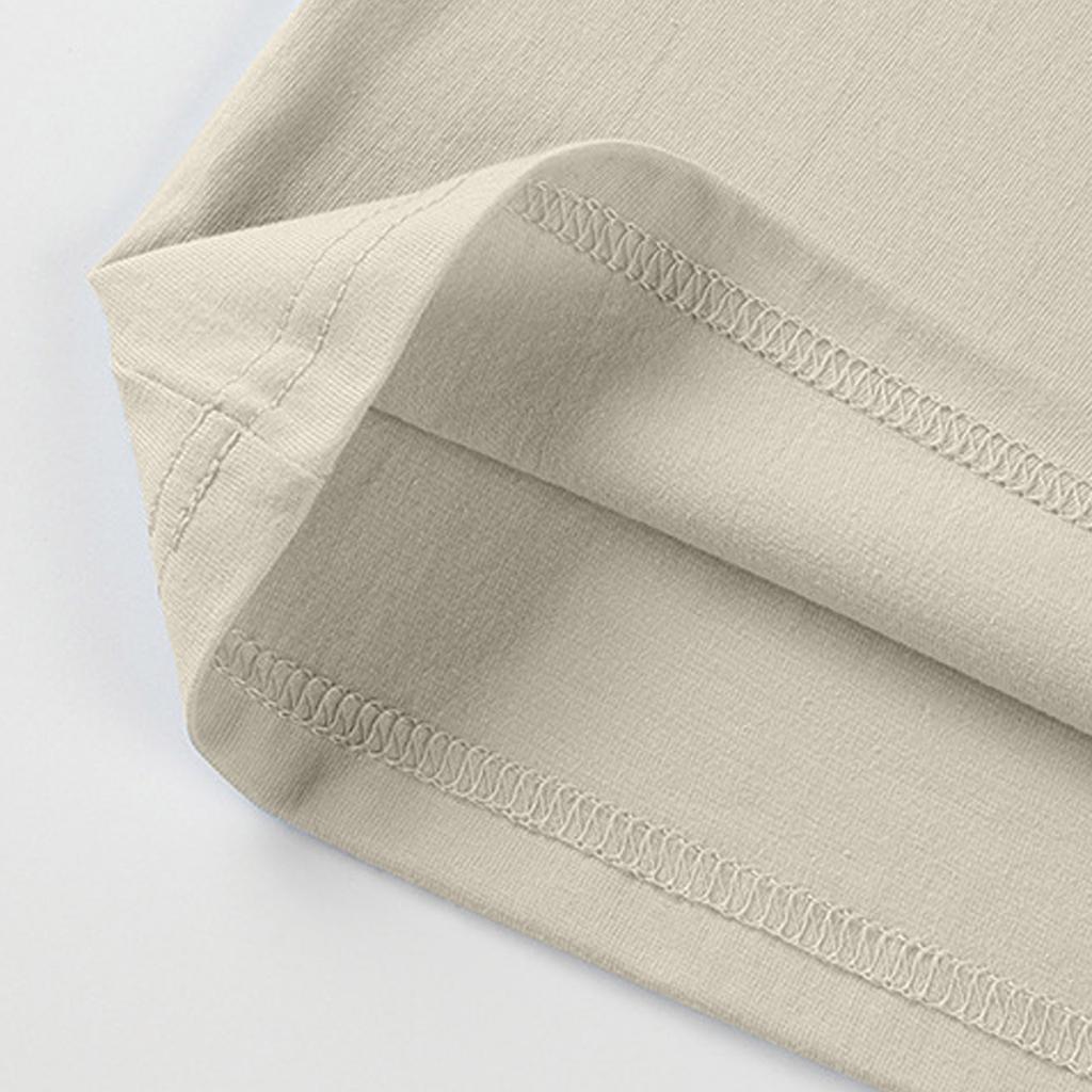 Unisex T-shirt Casual Loose Top Comfortable Round Neck T-shirt