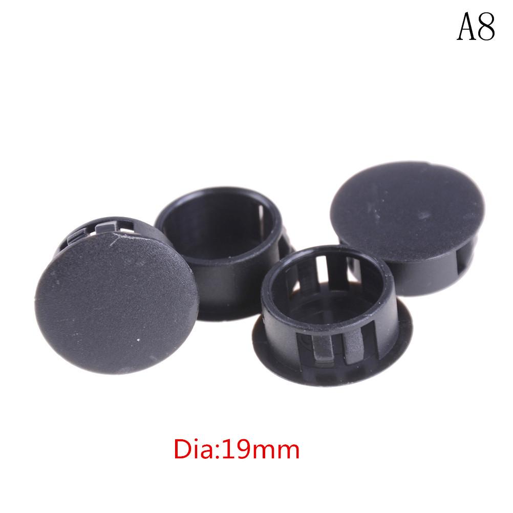 Dia. 5mm-38mm Silicone Rubber Snap-on Blanking Bore Plugs Hole Stopper Round Tube Pipe End Caps Sealing Dust-proof Waterproof