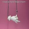Lifelike Hand-Sculpted Banana Necklace 3D Print Fruit Pendant Necklace Creative Banana Necklace