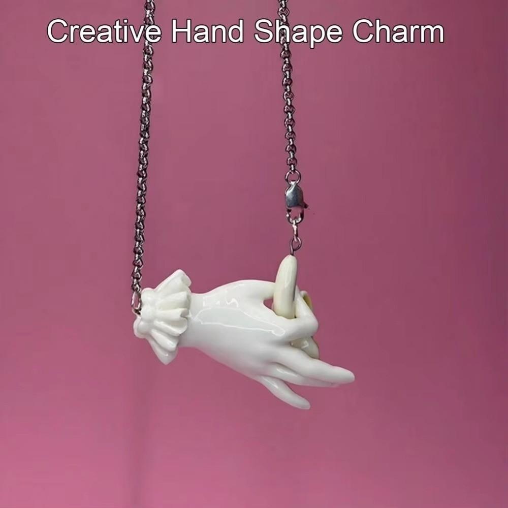 Lifelike Hand-Sculpted Banana Necklace 3D Print Fruit Pendant Necklace Creative Banana Necklace