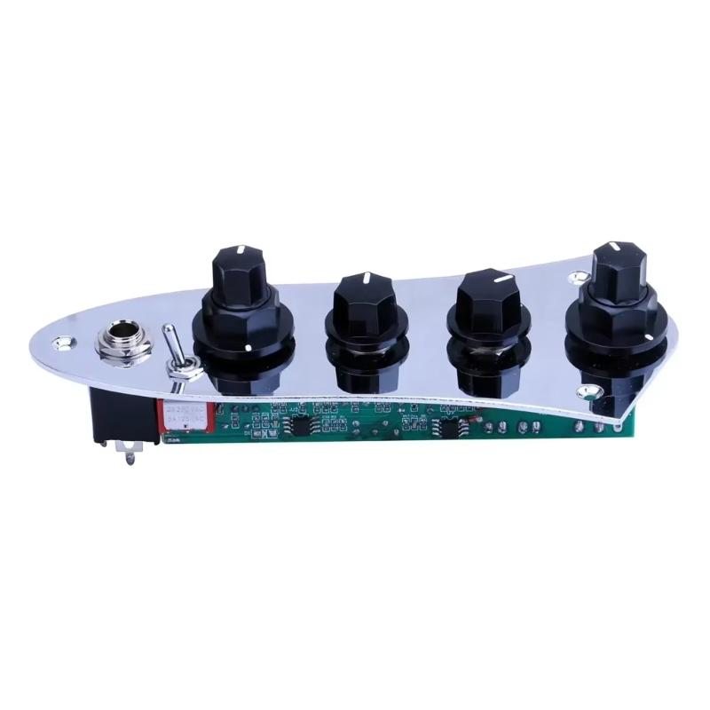 Control Plate, 5 Ways Switch Loaded Metal Prewired Guitar Control Plate for Guitar Replacements Parts Control Plate Set