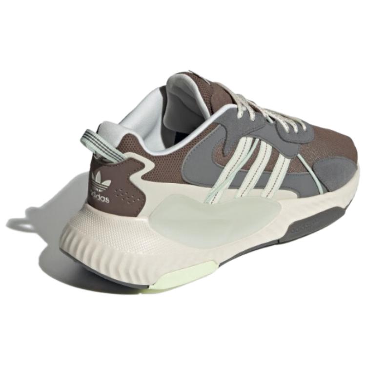 Adidas Originals Hi-Tail Retro Bequeme Mid-Top Freizeit-Laufschuhe Unisex Sneaker Braun Weiß JH7362