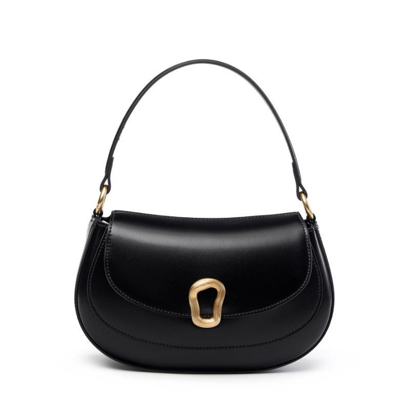 

Сумка Женская кожаная сумка-багет Кроссбоди новая женская нишевая маленькая сумка высокого класса Сумка для офисного работника