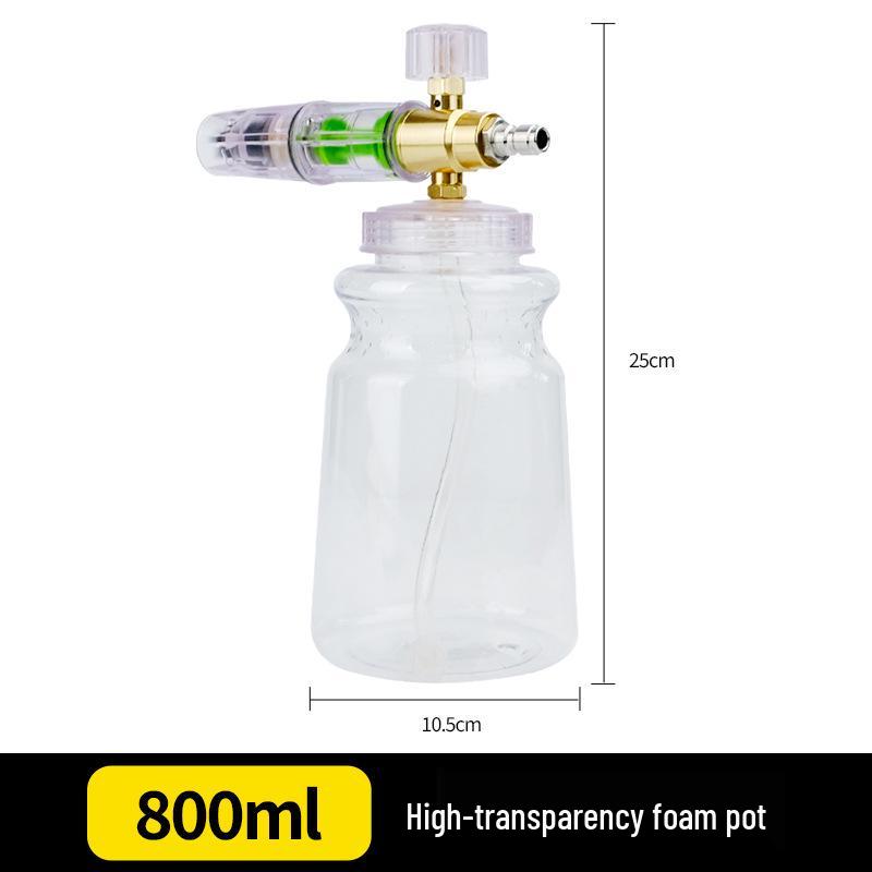 High-Pressure Foam Cannon Water Gun with 1/4 Quick Connect Brass Core for Car Wash