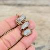 Rainbow Moonstone Rough Pendant Electroformed Copper Pendant Brand New Pendant Handmade Electroformed Jewelry Gemstone Pendant Gift For Him