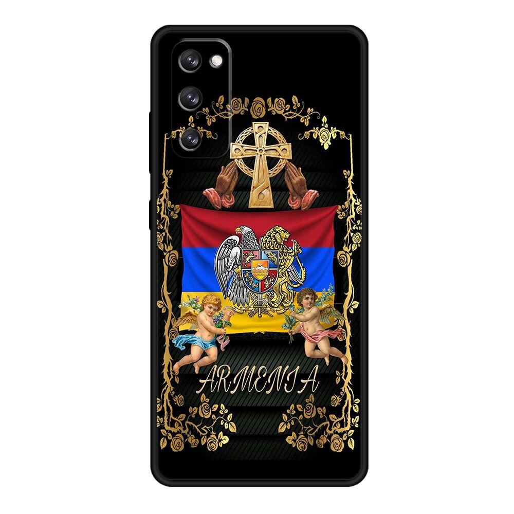 For Samsung Galaxy S20 FE 2022 S10e S22 Ultra 5G S21 Plus S8 S10 S9 S7 Armenia Armenians Flag Silicon Coque