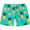 European And American Loose Casual Hawaiian Flower Shorts Men'S Summer Youth Floral Ice Silk Vacation Seaside Beach Pants