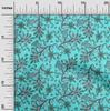 oneOone Bavlna Flex Fabric Listy & Floral Block Print Fabric By Yard 40 Inch